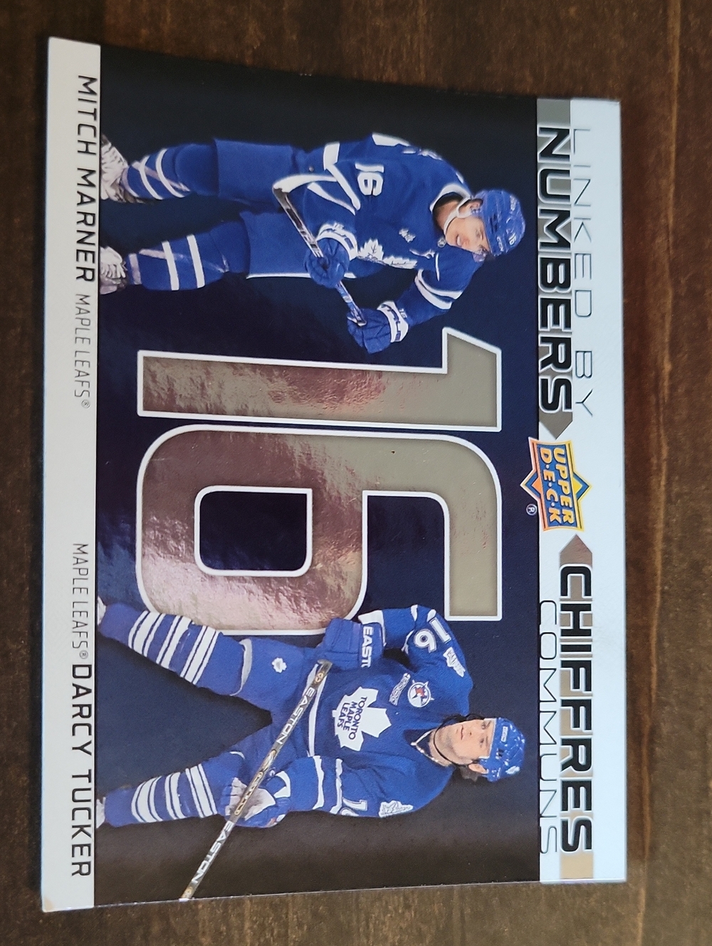 Upper Deck 'Linked by Numbers' Hockey Card - Toronto Maple Leafs #19